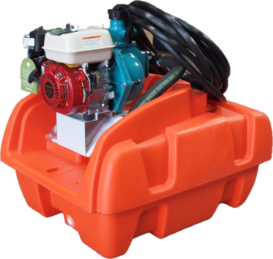 Polymaster Firefighting Compact Unit - 5.5hp Onga/honda - 12mtr Hose + Nozzle [LTR:200]