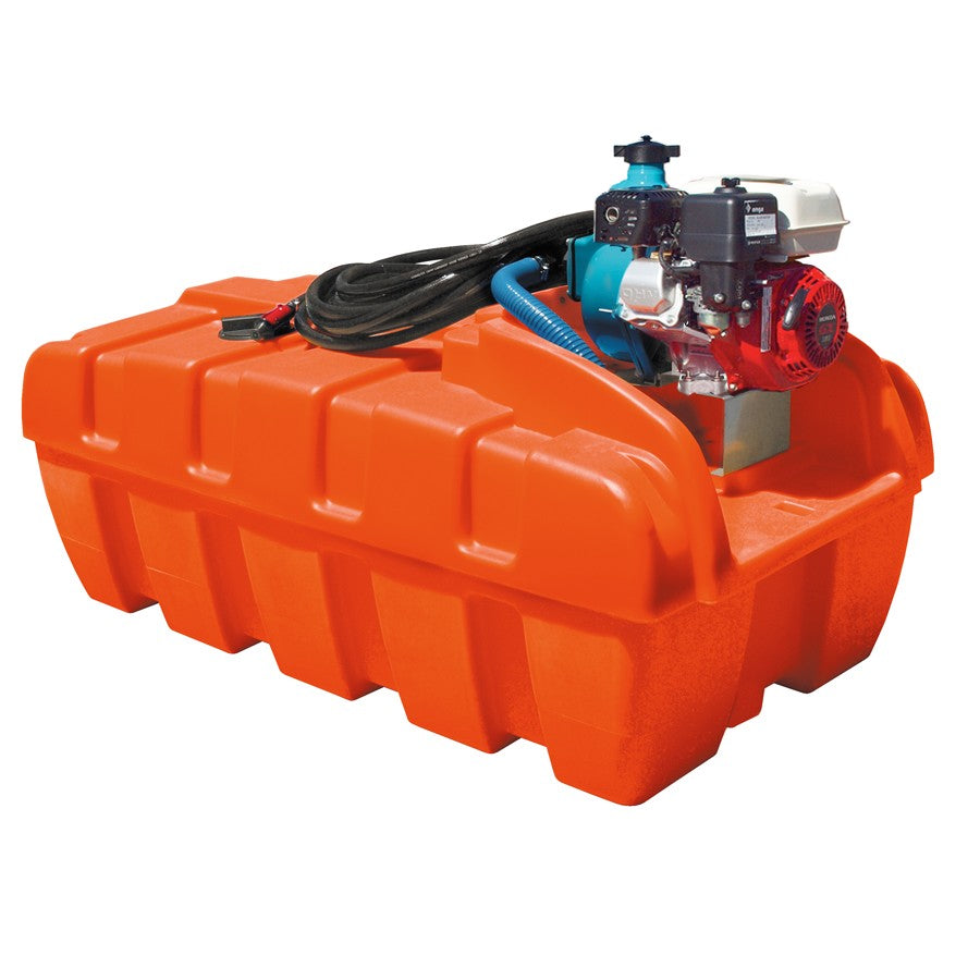 Polymaster 600ltr Firefighting Compact Unit - 5.5hp Onga/honda - 12mtr Hose + Nozzle