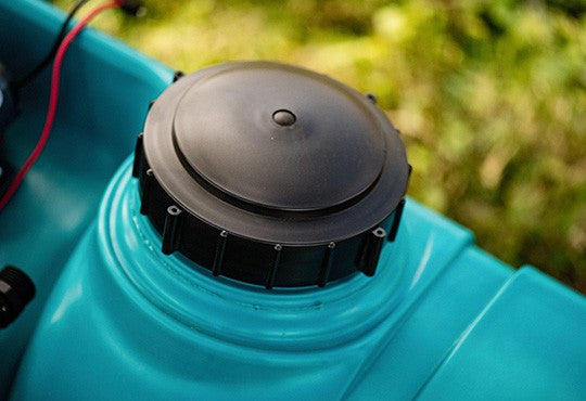 Rapid Spray 95 Litre Spot Ranger Sprayer With 12 Volt 8.3 L/min 60 Psi Pump, Pressure Regulator & Gauge, Front & Rear Interchangeable Hose Wraps With 6m Hose, A