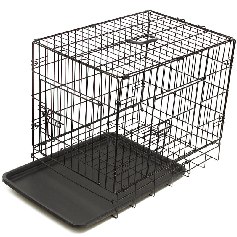 COLLAPSIBLE CRATE ABS TRAY BLACK 24"