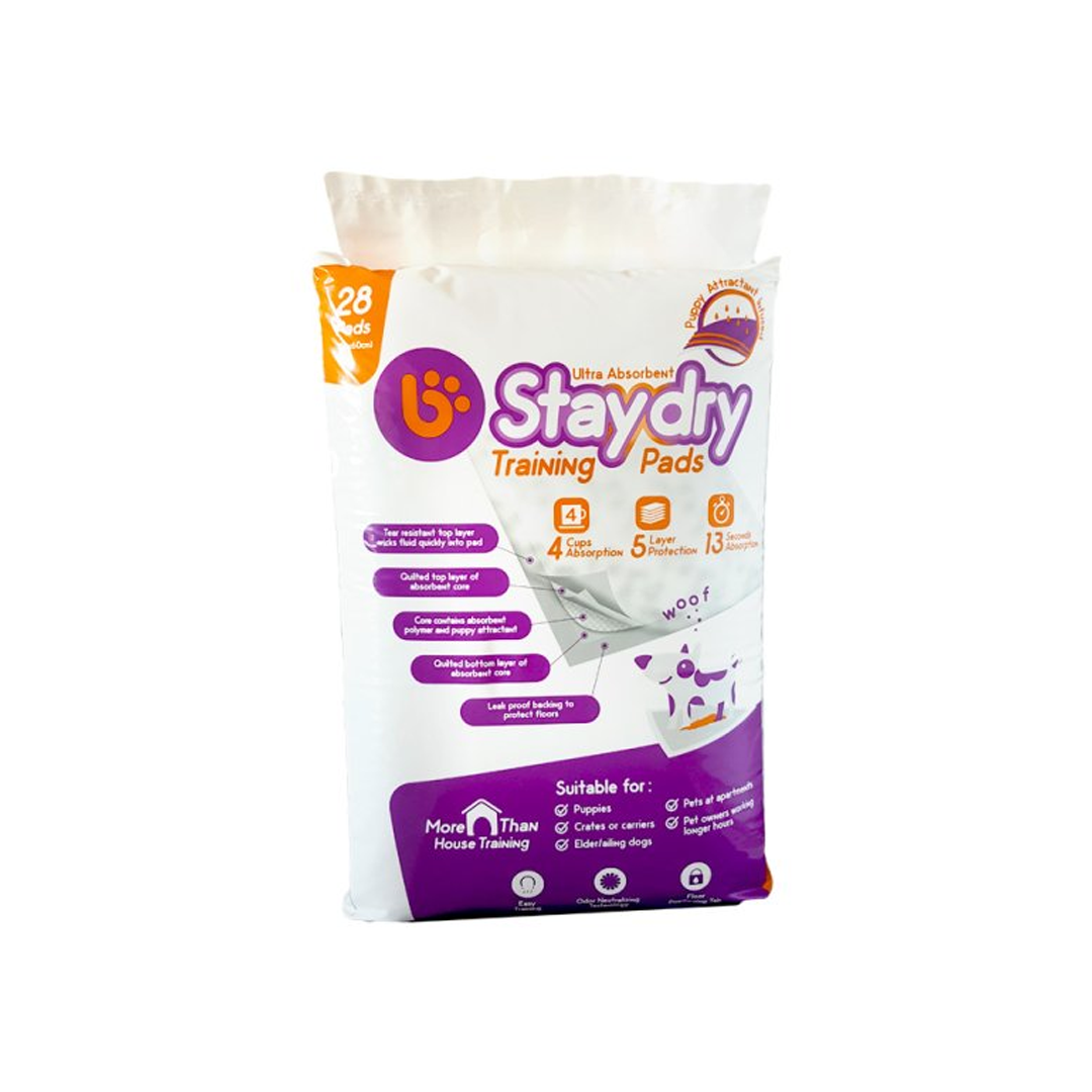 Bono Stay Dry Training Pads 28pk.