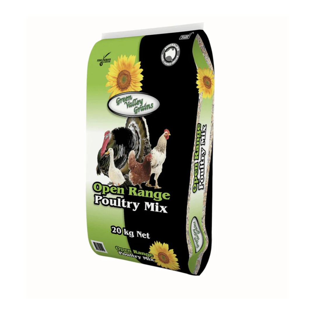 Green Valley Open Range Poultry Mix 20kg.