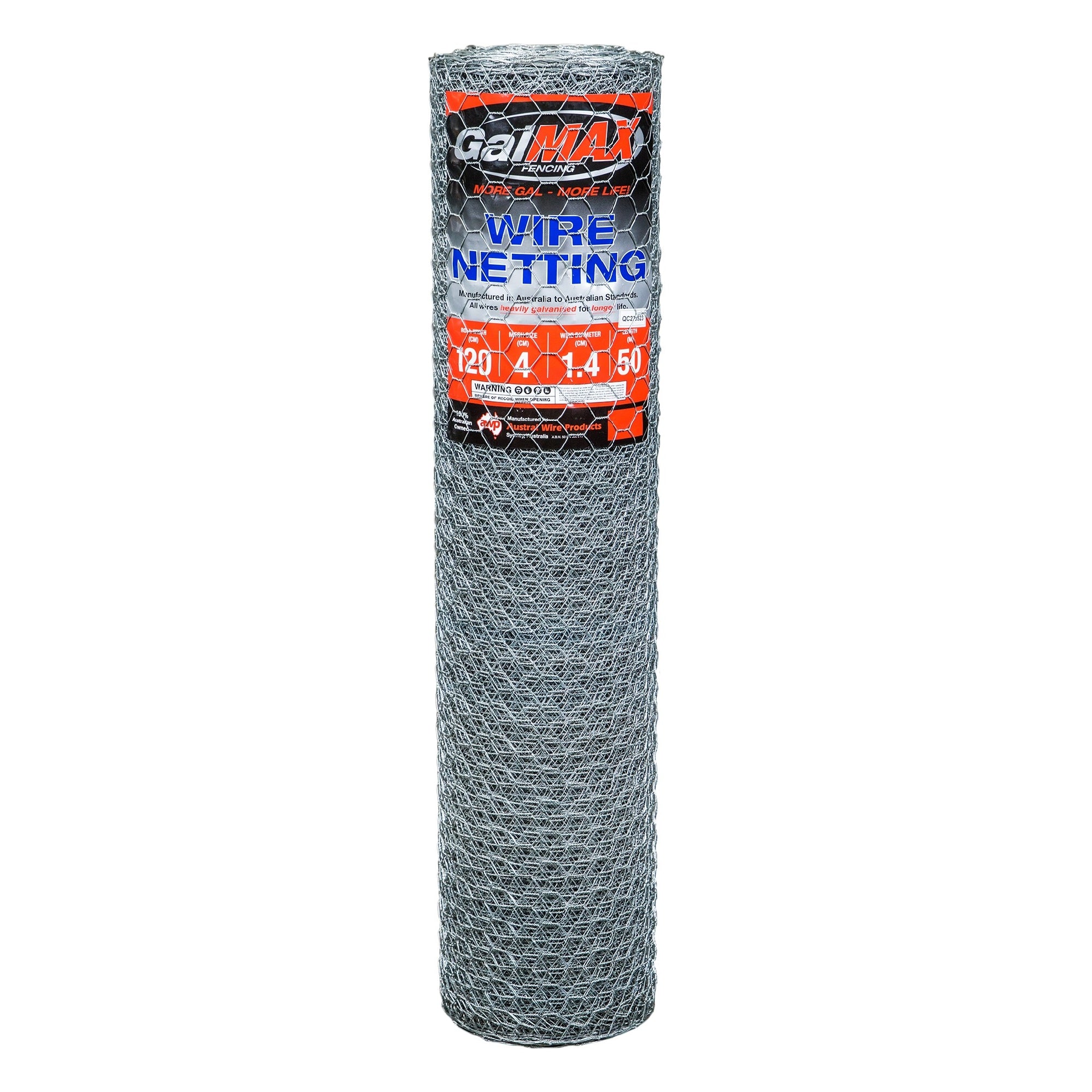 Awp Galmax Netting 1200mm X 40 X 1.4 X 50m.