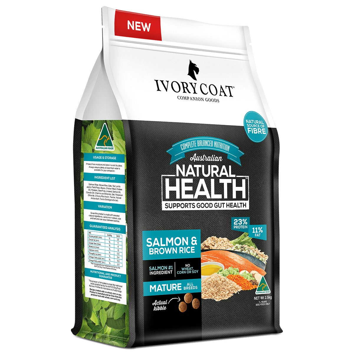 Ivory Coat Mature Ocean Fish & Brown Rice 18kg.