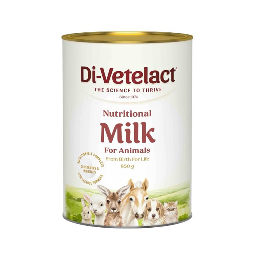 Di-vetelact Hi Calcium Low Lactose Animal Supplement 850g.