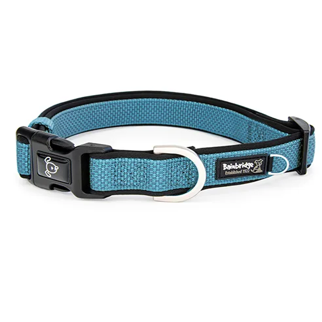 Bainbridge Premium Sport Dog Collar with Neoprene [SZ:L CLR:Blue]