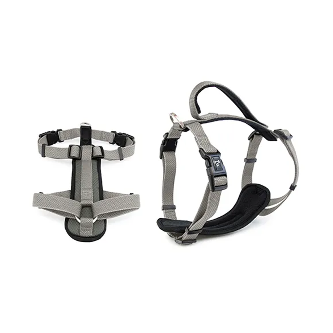 Bainbridge Dog Harness Premium Neoprene [SZ:L CLR:Silver]