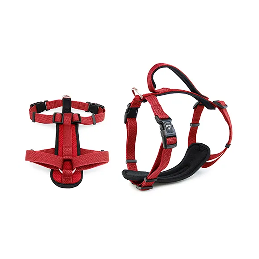 Bainbridge Dog Harness Premium Neoprene [SZ:L CLR:Red]