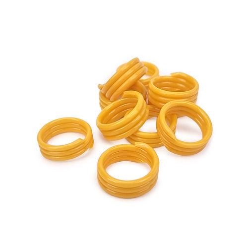 Bainbridge Poultry Spiral Leg Bands Yellow pack 20