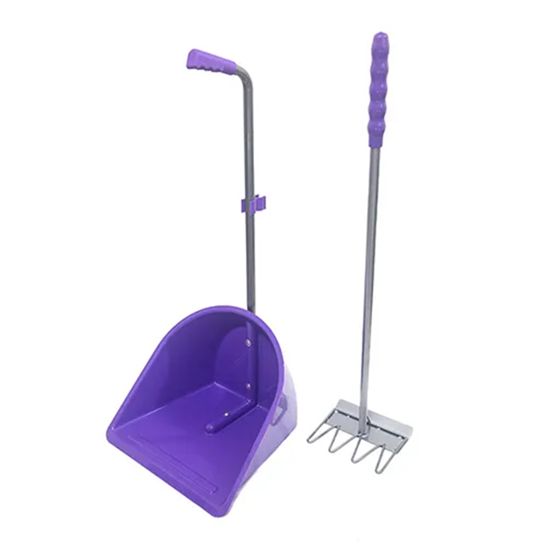 Bainbridge Pooper Scooper With Rake [CLR:Purple]