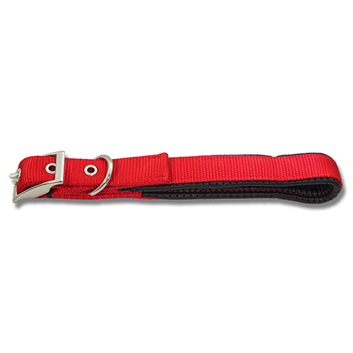 Bainbridge Dog Collar Padded [CM:65 CLR:Red]