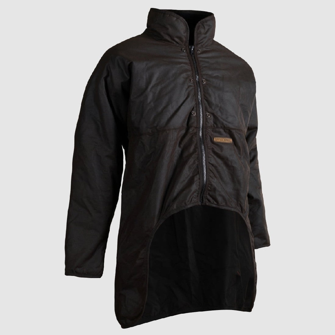 STYX MILL™ Oilskin Long Sleeved Zip Cape Brown