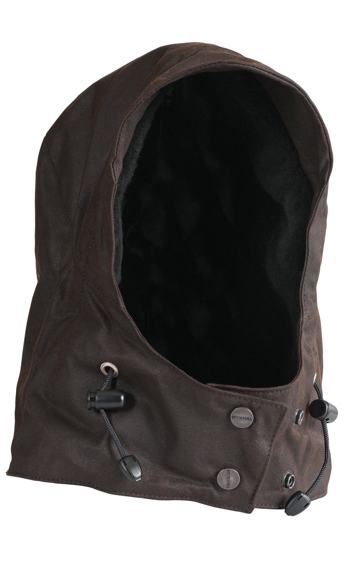 Styx Mill™ Oilskin Detachable Hood For Garments Brown One Size