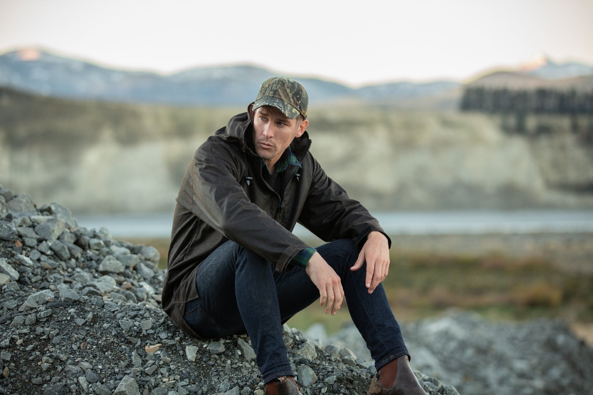 Styx Mill™ Oilskin Brown Lined Scope Pullover Brown [sz:4xl]