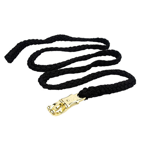 Bainbridge Rope Lead With Panic Strap Black