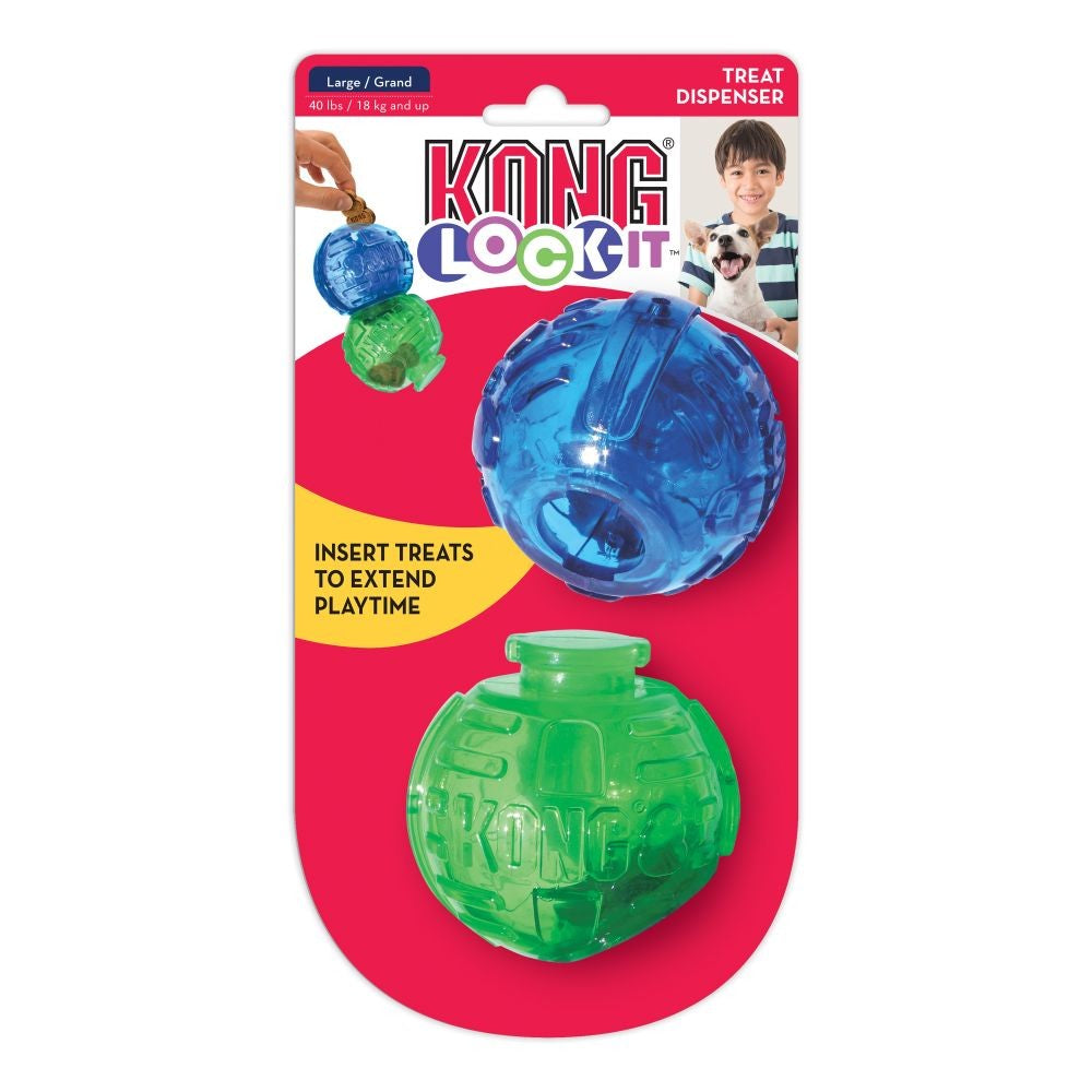 KONG Dog Lock It 2 Pack Large