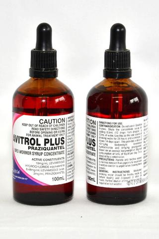 Avitrol Plus 100ML Bird Wormer Syrup Concentrate