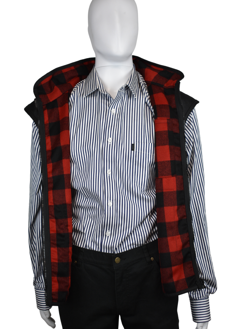 STYX MILL™ DUE NORTH WOLLEN REPILCA VEST RED CHECK