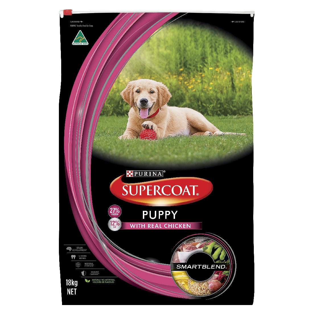 Supercoat Puppy Chicken 19kg