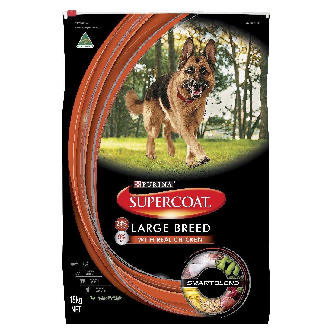 Supercoat Adult Dog Large Breed Chicken 18kg