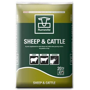 RUMEVITE SHEEP AND CATTLE 20KG