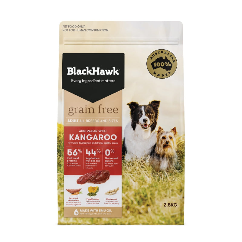 BlackHawk Grain Free Adult Dog Food Real Kangaroo Meat