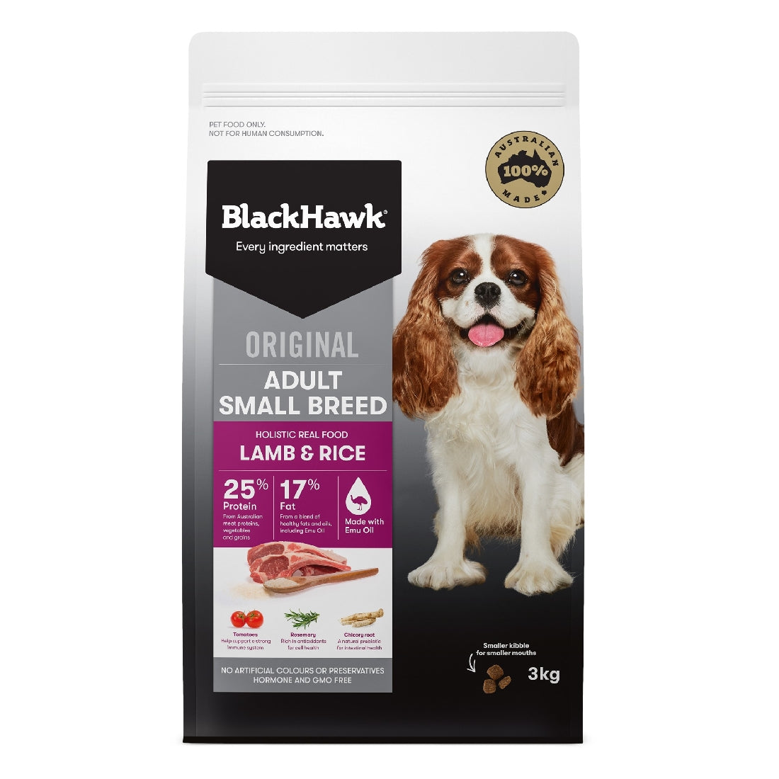 BlackHawk Original Adult Dog Food For Small Breeds Lamb & Rice