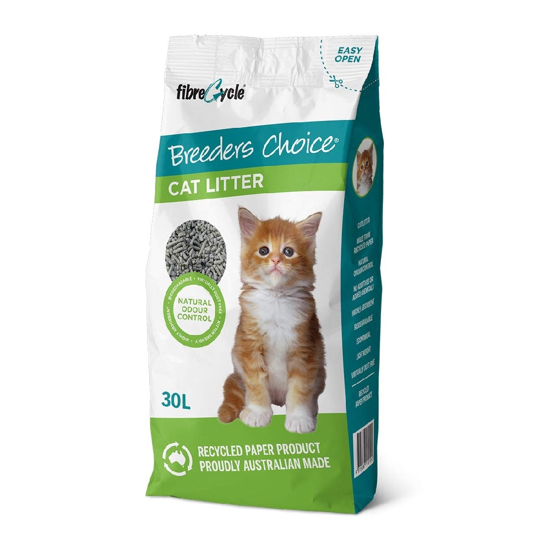 BREEDERS CHOICE CAT LITTER 30LT