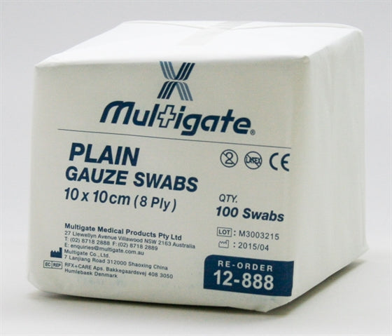 GAUZE SWABS 10CMx10CM.