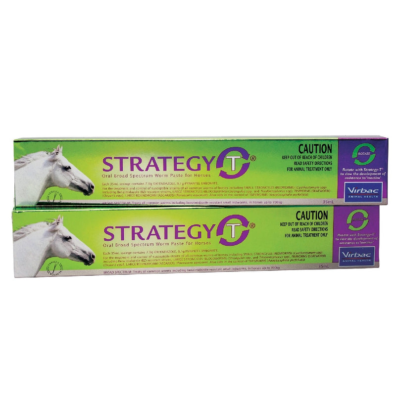 VIRBAC STRATEGY T 35ML ORAL BROAD SPECTRUM WORM PASTE FOR HORSES