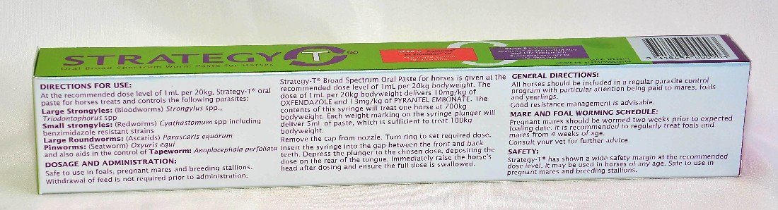 VIRBAC STRATEGY T 35ML ORAL BROAD SPECTRUM WORM PASTE FOR HORSES | Southside Stockfeeds Kilmore