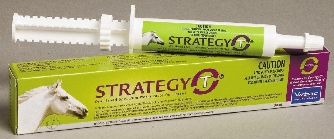 VIRBAC STRATEGY T 35ML ORAL BROAD SPECTRUM WORM PASTE FOR HORSES | Southside Stockfeeds Kilmore