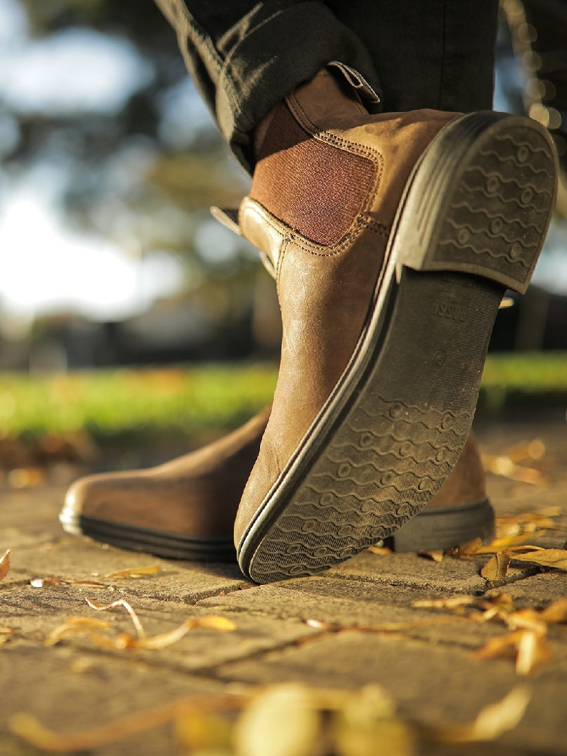 Rossi Boots 140 Barossa Elastic Sided Dress Boot - Vintage Brown