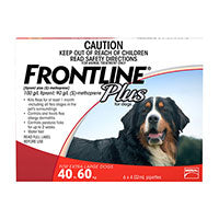 FRONTLINE Plus Dog Red XL 40-60KG 3 TREATMENTS