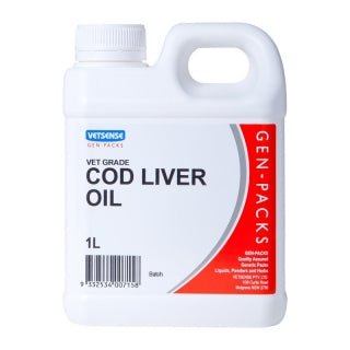 VETSENSE COD LIVER OIL 1L