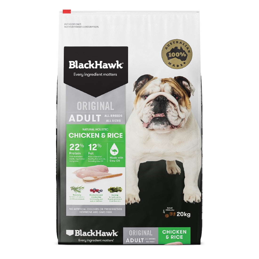 BlackHawk Original Adult Dog Food Chicken & Rice