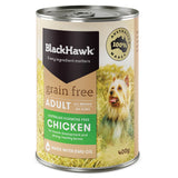 BlackHawk Grain Free Adult Dog Australian Chicken Wet Food 400g