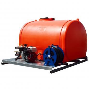 Polymaster fire skid mounted 2000L TANK 6.5HP HONDA PUMP