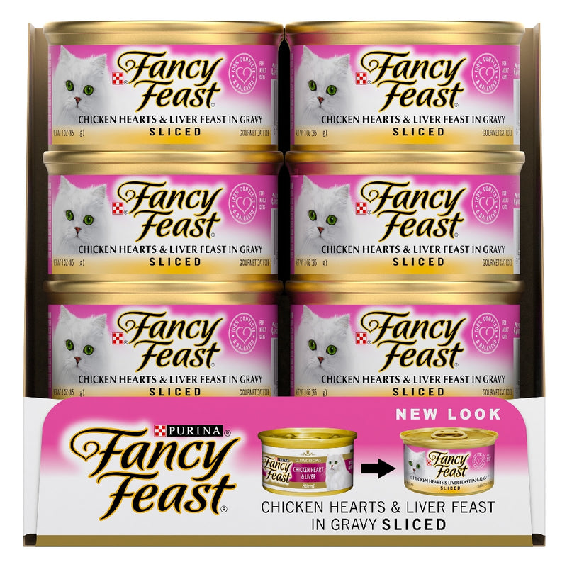 Fancy Feast Chicken Hearts & Liver 85g