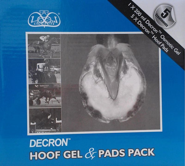 DECRON HOOF GEL & PADS PACK 5 TREATMENTS