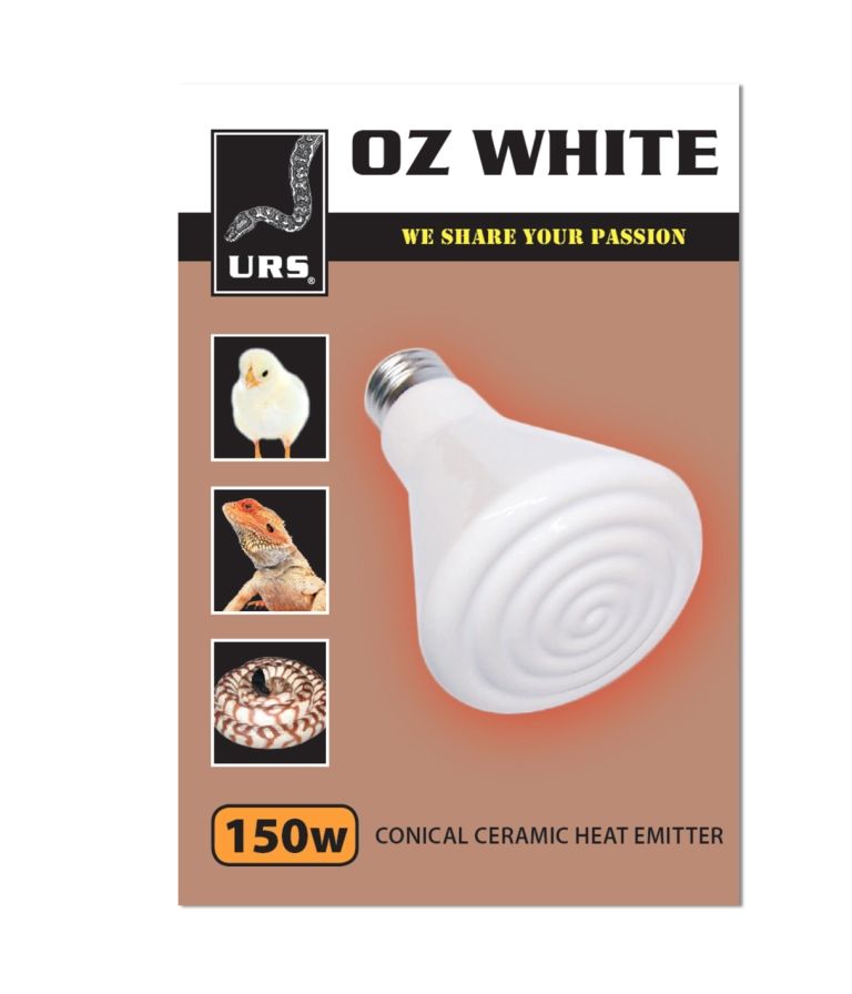 URS OZ WHITE CONICAL CERAMIC GLOBE HEAT EMITTER