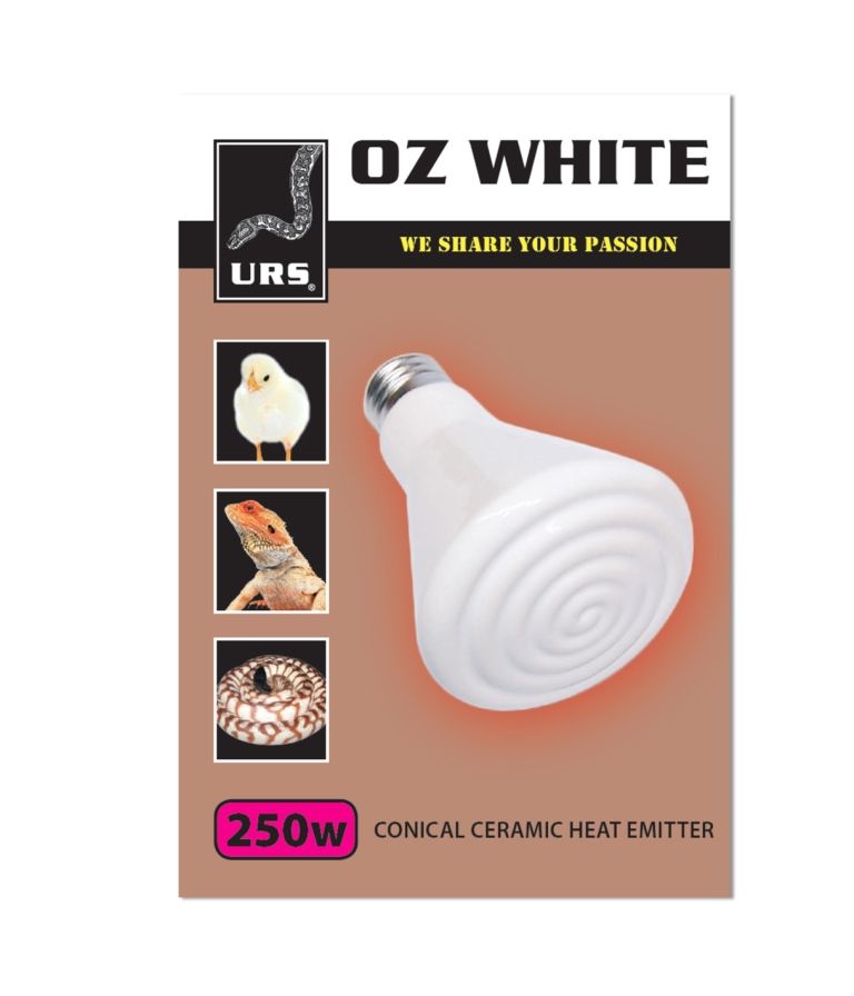 URS OZ WHITE CONICAL CERAMIC GLOBE HEAT EMITTER