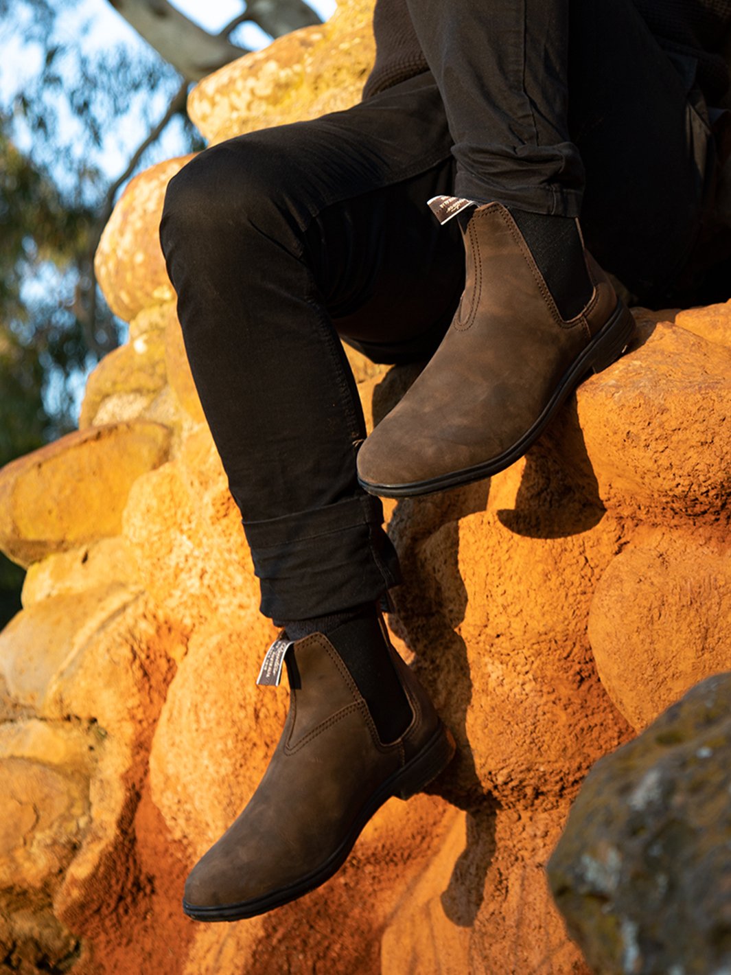 Rossi Boots 141 Barossa Elastic Sided Dress Boot - Oily Brown