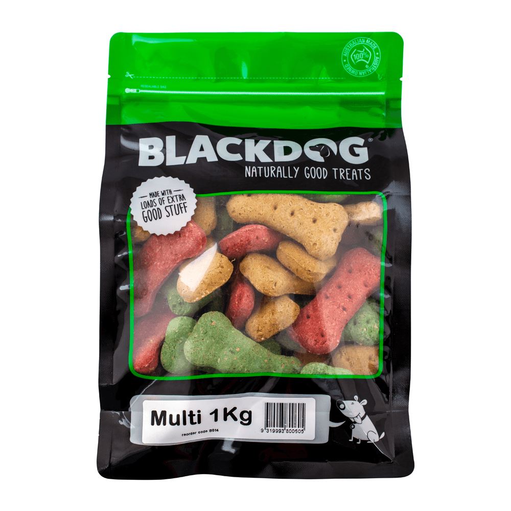 BLACKDOG PREMIUM BISCUITS 1KG MULTI | Southside Stockfeeds Kilmore