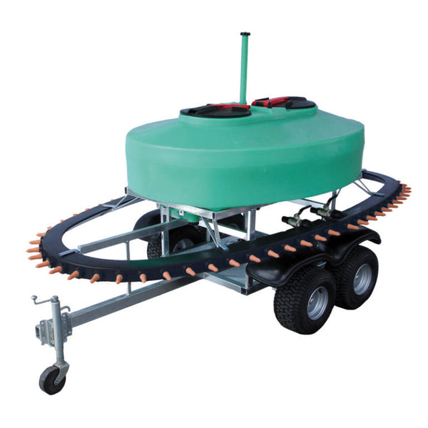 Polymaster 400ltr 50 Teat Mobile Gravity Feeder With Tadem Bogie Wheels MG50TAP